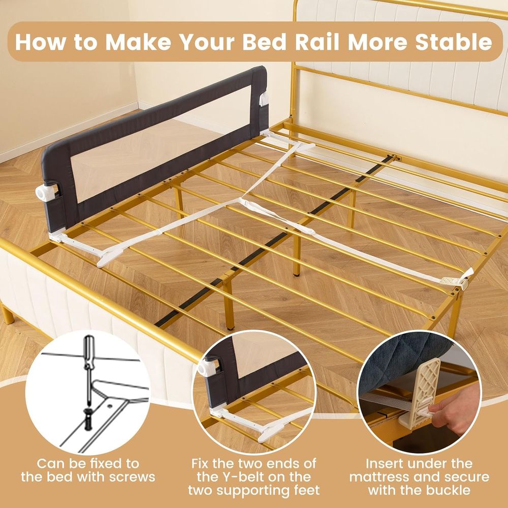 60 İnç Ekstra Uzun Taşınabilir - Bed Rail Toddler incelemesi ve fiyatı