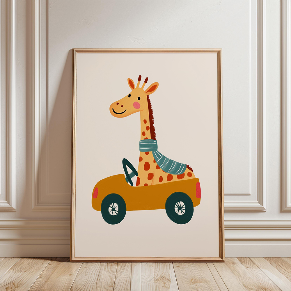 Sirk Maymun Duvar Sanatı Doğum - Baby Nursery Giraffe incelemesi ve fiyatı