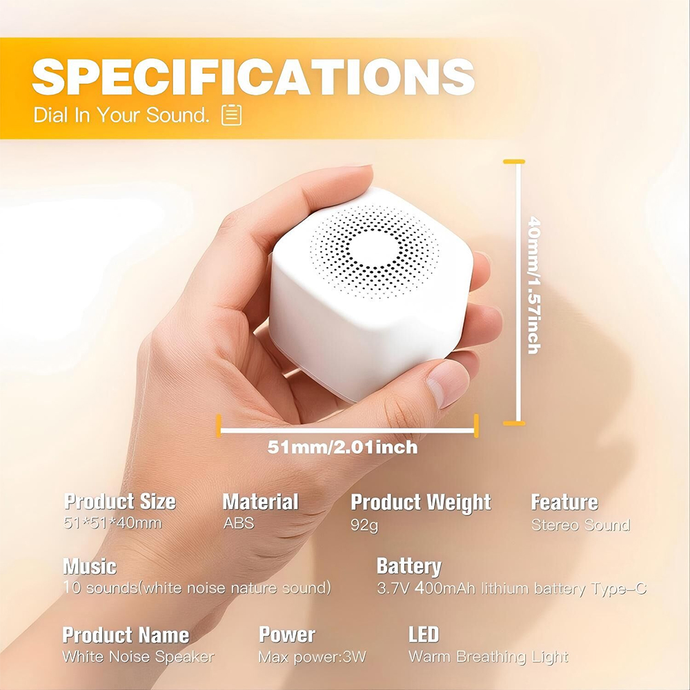 Beyaz Gürültü Makinesi 10 Yatı - Baby Sound Machine White incelemesi ve fiyatı