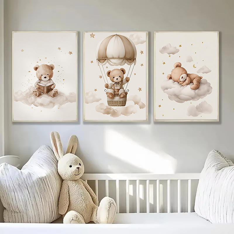 3'lü/set Bohem Ayıcık Hayvan Ö - Baby Nursery Fabric incelemesi ve fiyatı