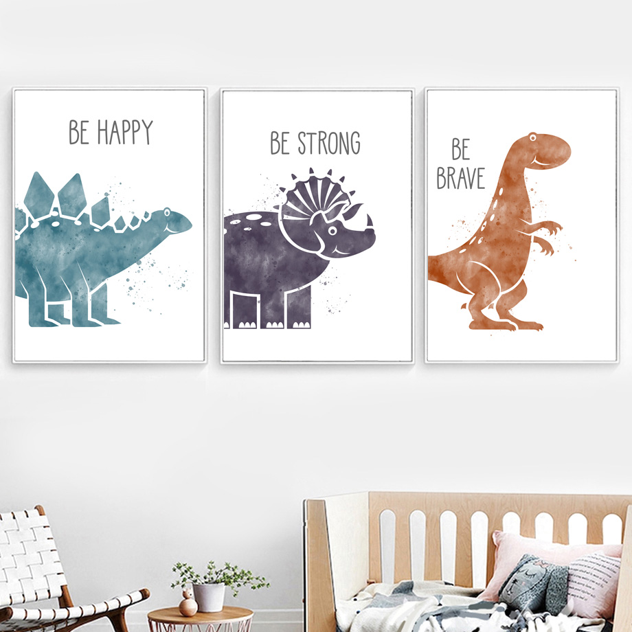 Sevimli Dinozor Karikatür Hayv - Baby Nursery Quotes incelemesi ve fiyatı